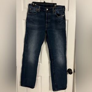 levis premium jeans Size 36x34 Blue Model 501 W/ button fly